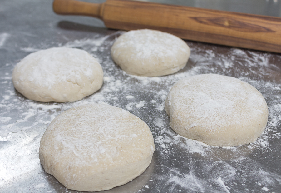 The easy dough yields 4, 9" pizzas. follow the instructions and get started making pizza in your home.