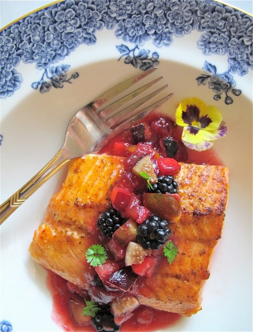 Plum and Blackberry Salsa – A Passion for Purple