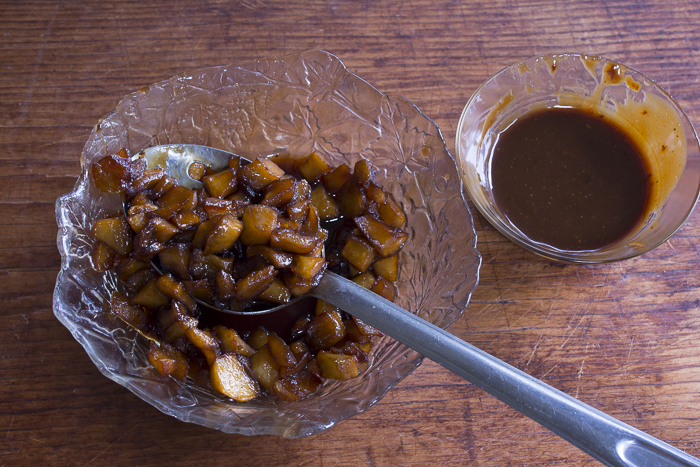 The Caramelized Apples and Caramel Drizzle