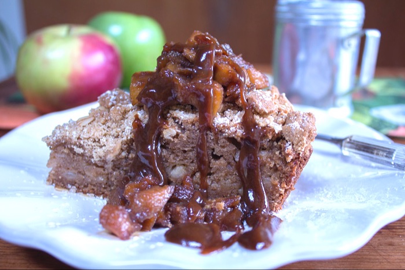 Karen's Fall Apple Cake with Streusel and Caramelized Apples