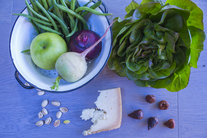 Ingredients for the Fall Salad