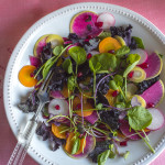 Sunset Vinaigrette (and Salad)