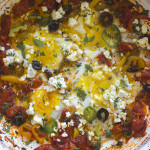 Karen's Greek Eggs with Homemade Salsa in a Casserole