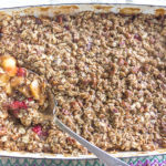 Vegan Apple Raspberry Crisp