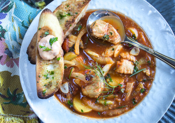 Hearty Mediterranean Fish Soup