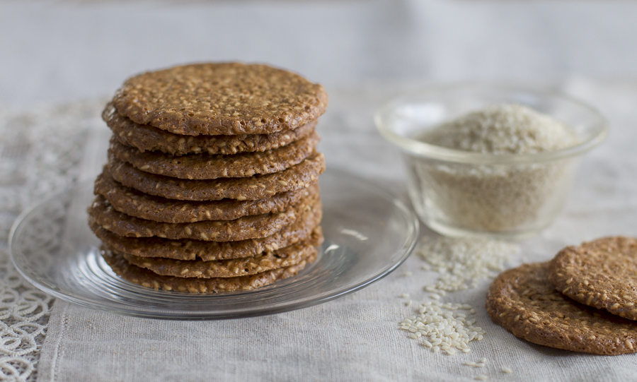 Sesame Wafers - Thin, Crispy & Gluten-Free