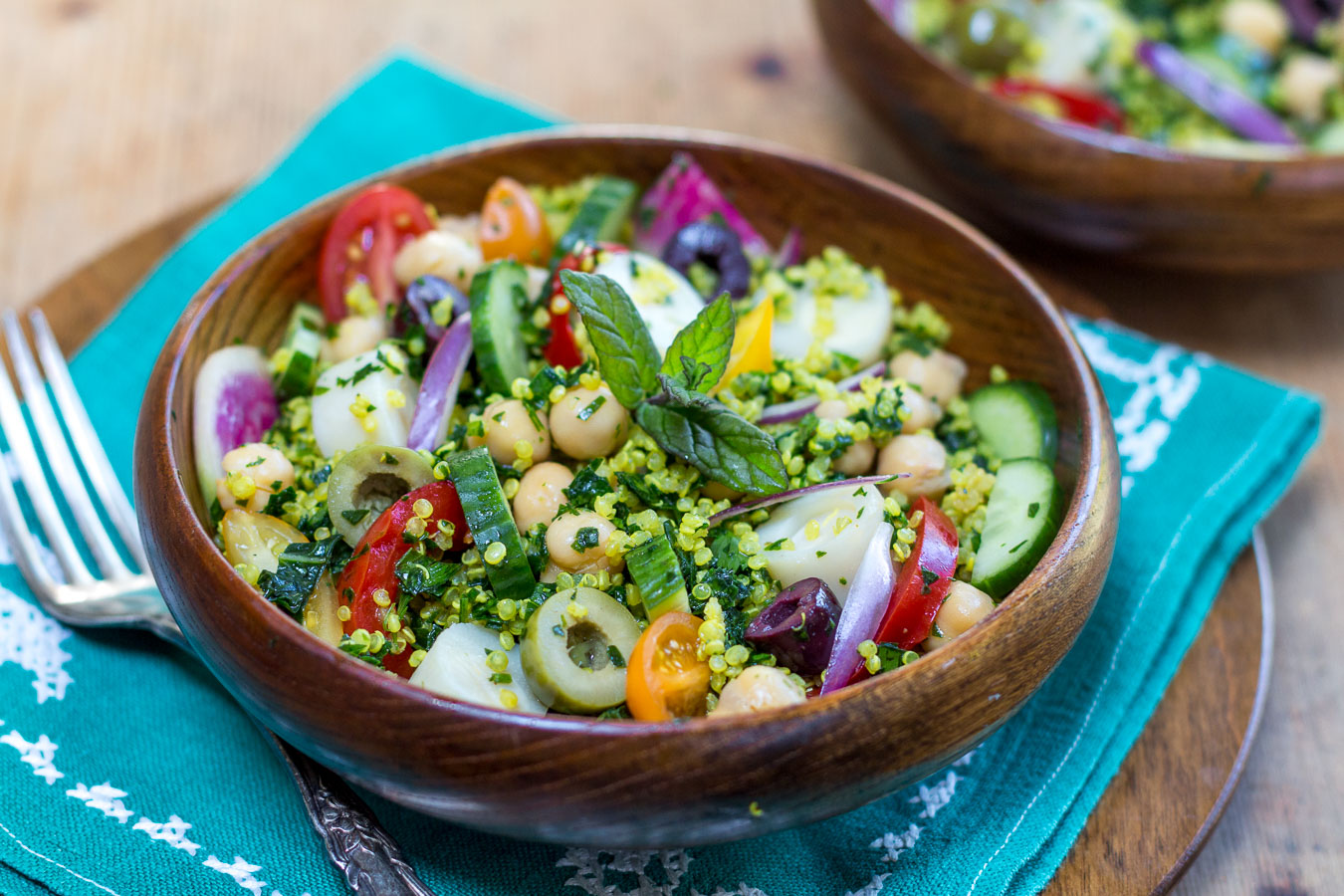 Karen's Quinoa Tabbouleh - Vegetable Salad (Naturally Gluten-Free)