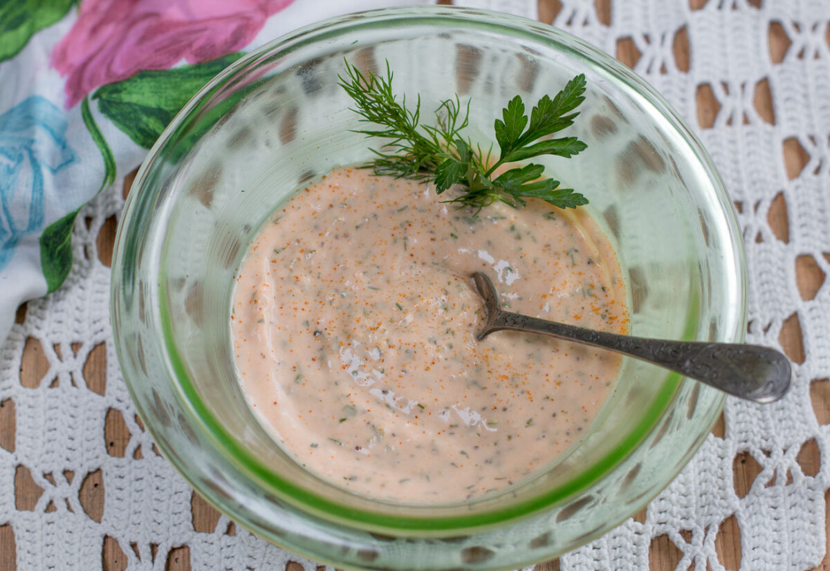 Modern Shrimp Louis Dressing