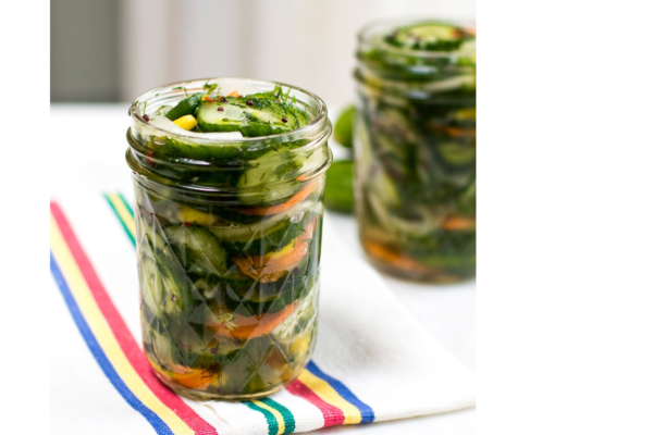 Karen's Zesty Quick Dill Refrigerator Pickles
