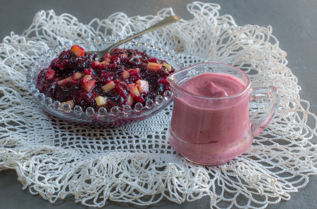 a luscious vinaigrette made with your leftover cranberry sauce