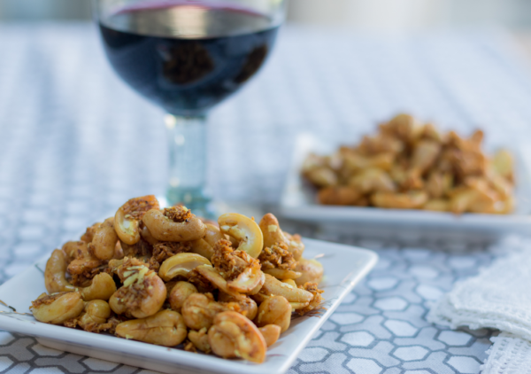 how to make the best Curry Coconut Slow Roasted Nuts
