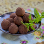 Fresh Mint Chocolate Truffles - Vegan