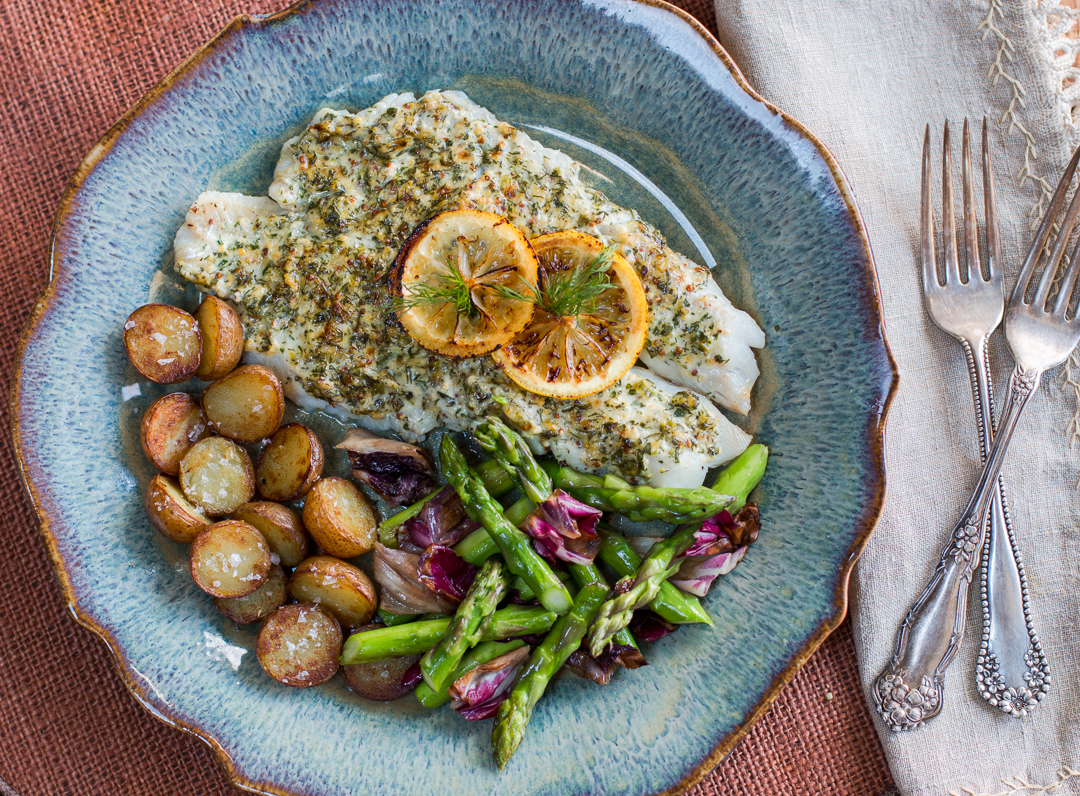 Weeknight Filet of Sole with Mustard Sauce