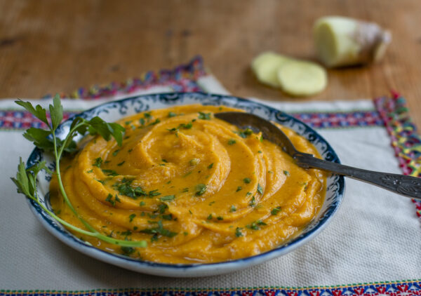 Healthy Side: Butternut Squash Purée with Ginger and Browned Butter