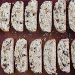 Lemon Biscotti with Dried Cherries and Almonds ~ Gluten Free