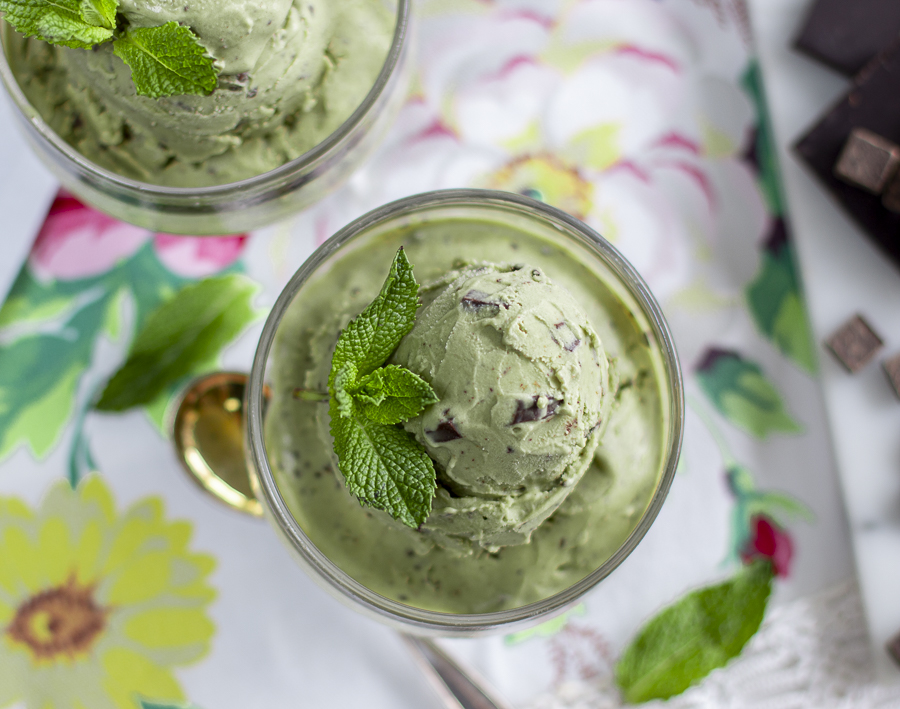 Mint Chip Chocolate Chip Ice Cream - It's Vegan!