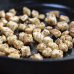 Crispy Croutons with Grainy Mustard and Garlic