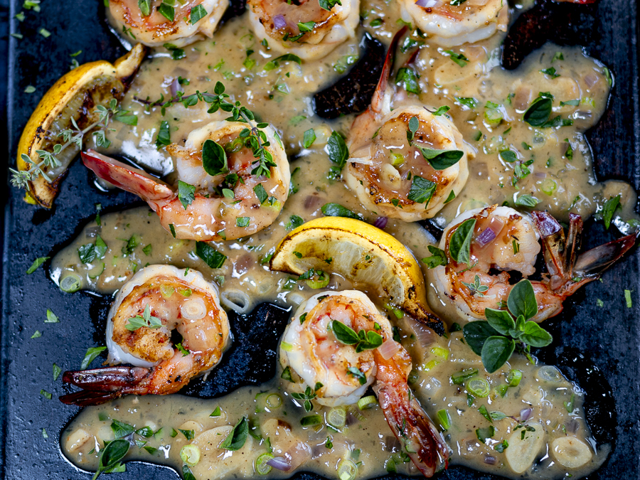 Weeknight Lightened-Up Shrimp Scampi