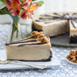 Lightened-Up Peanut Butter Cheesecake with Chocolate