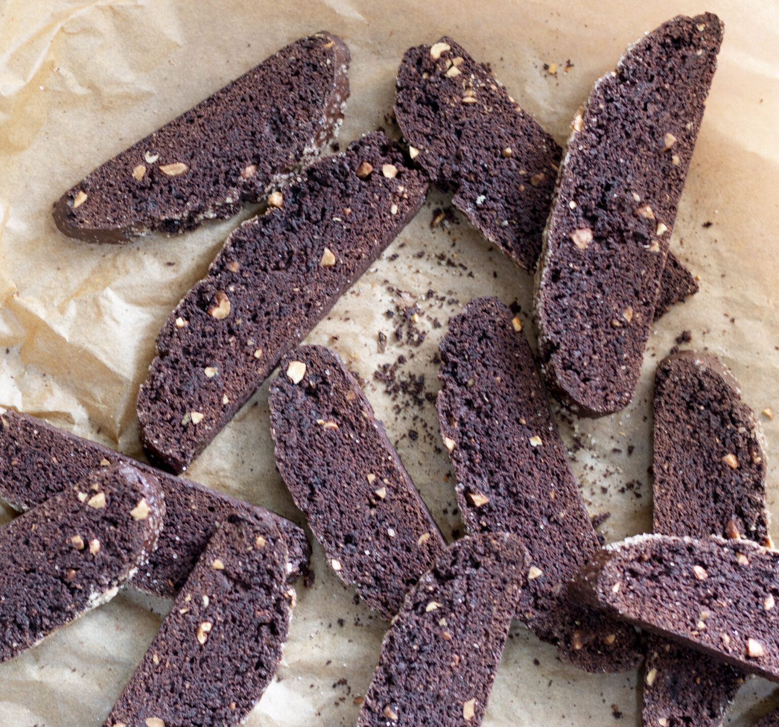 Chocolate Peanut Biscotti – They’re Gluten Free!
