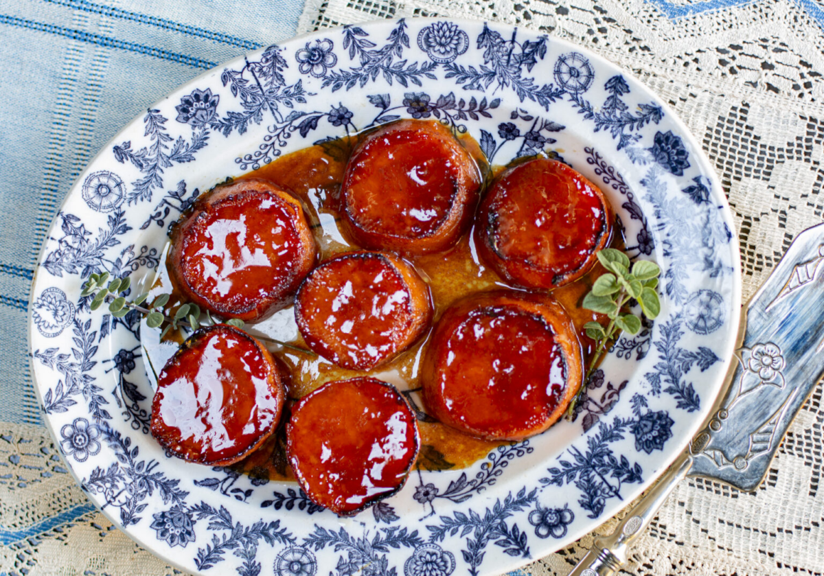 Natural Candied Yams with Apple Cider Cinnamon Glaze - A Zest for Life