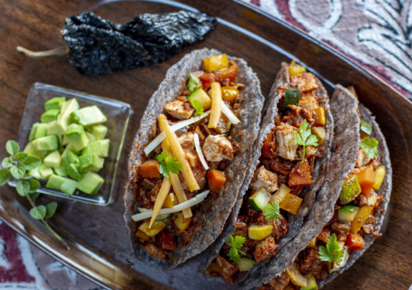 Roast Turkey & Veggie Mexican-Style Hard Shell Tacos recipe