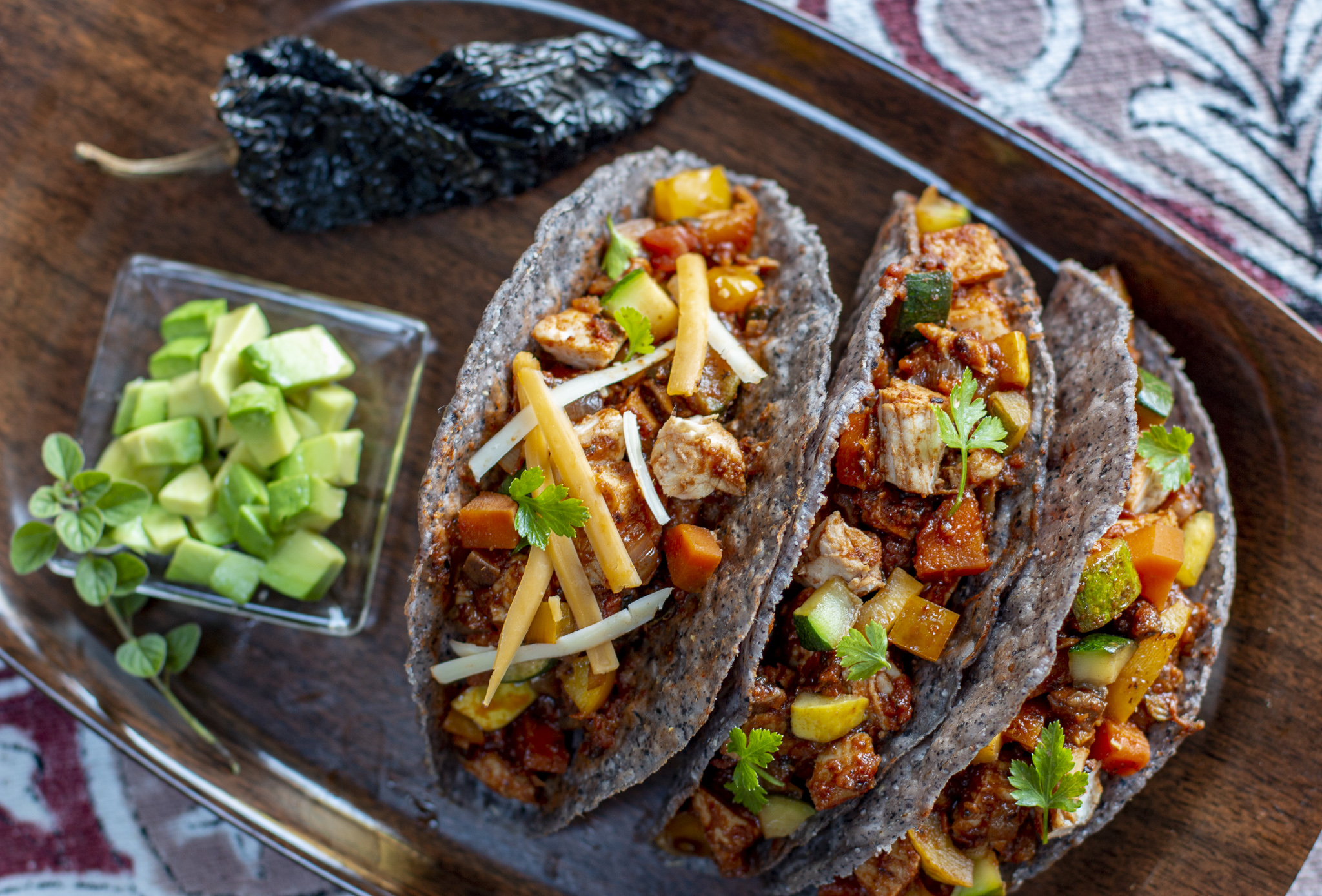 Roast Turkey & Veggie Mexican-Style Hard Shell Tacos recipe