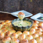Cheesy Swiss Fondue with Garlic & Chives – Not Just for Entertaining