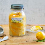 Preserved lemons in a vintage ball Jar - a speedy recipe
