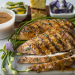 Smoked Vinegar Mop and Sauce with Onion and Garlic - with Chicken