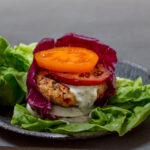 Lettuce Wrapped Chicken Burger with Zesty Ranch