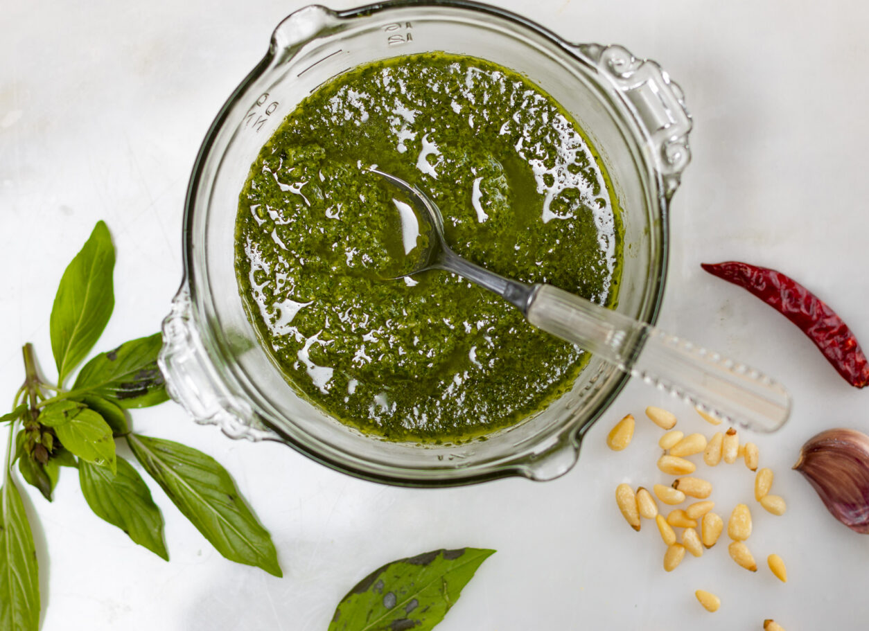 Thai Basil Pesto – and what to do with it!