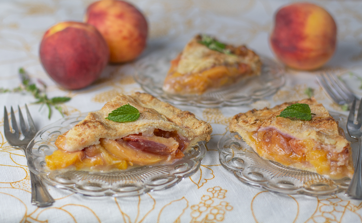 Three slices - Perfect Peach Pie 