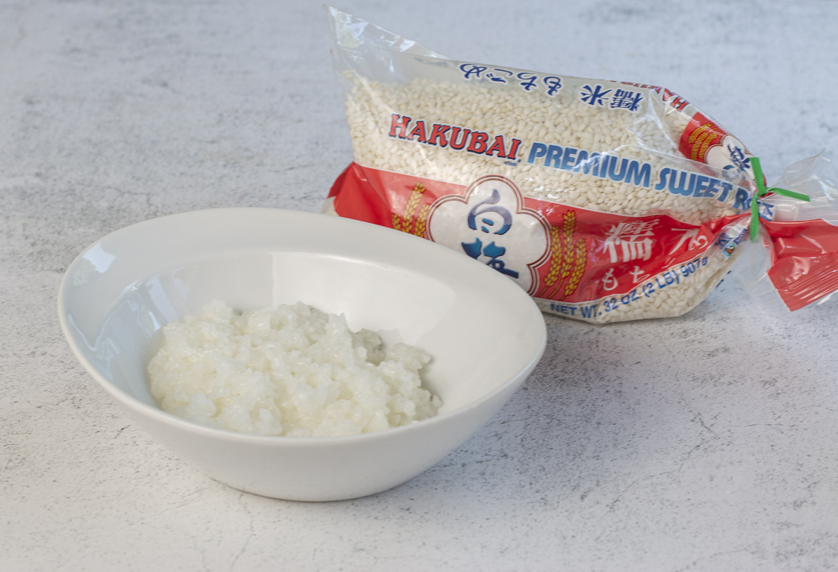 Steamed White Rice with Japanese rice package 