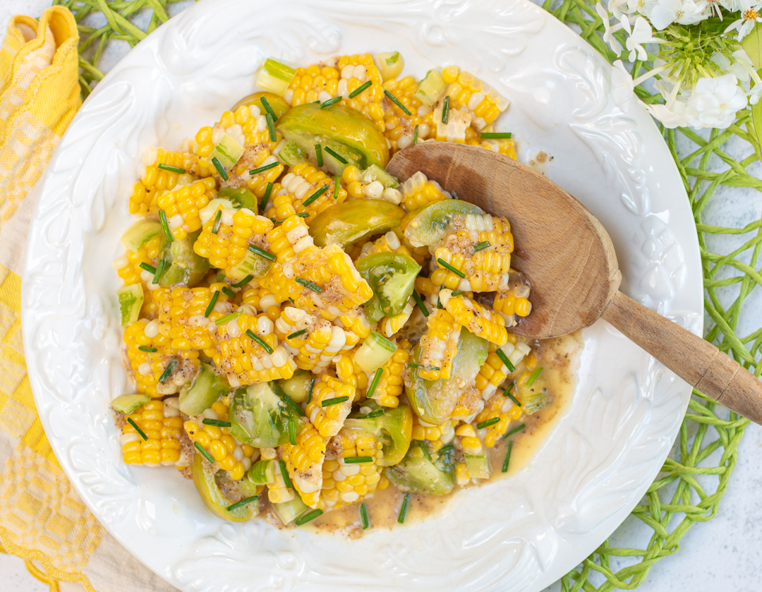 Corn Salad with Browned Butter Vinaigrette 