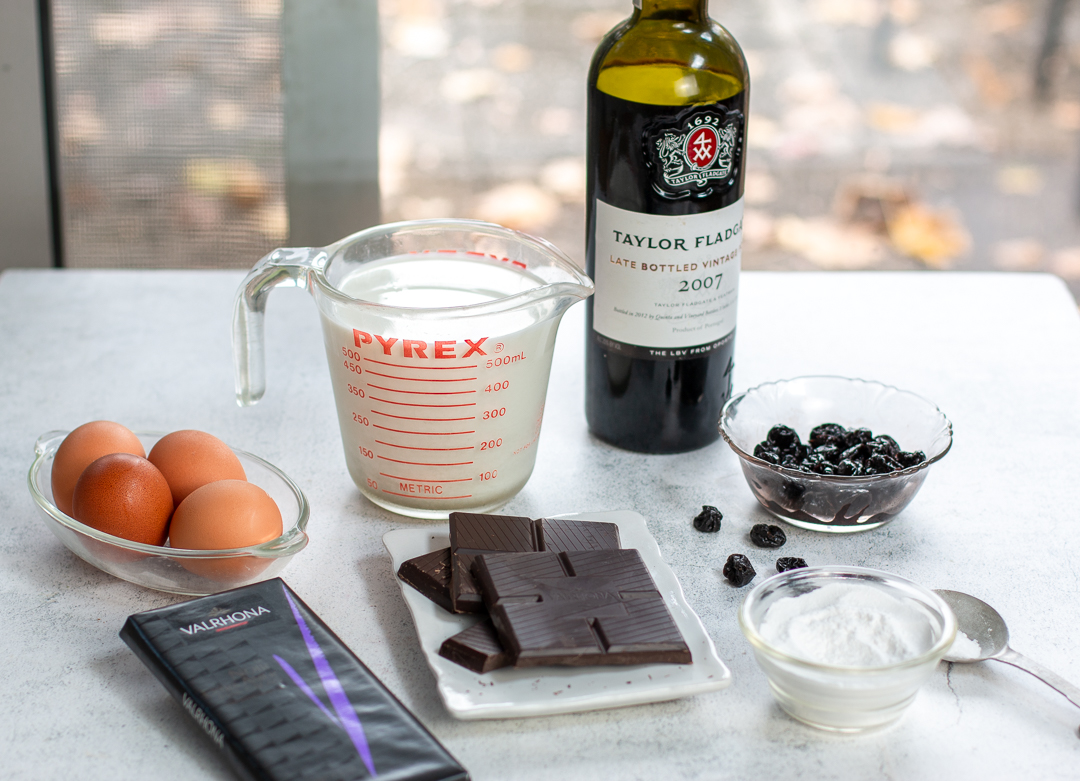 Ingredients for Chocolate Crème Brûlée