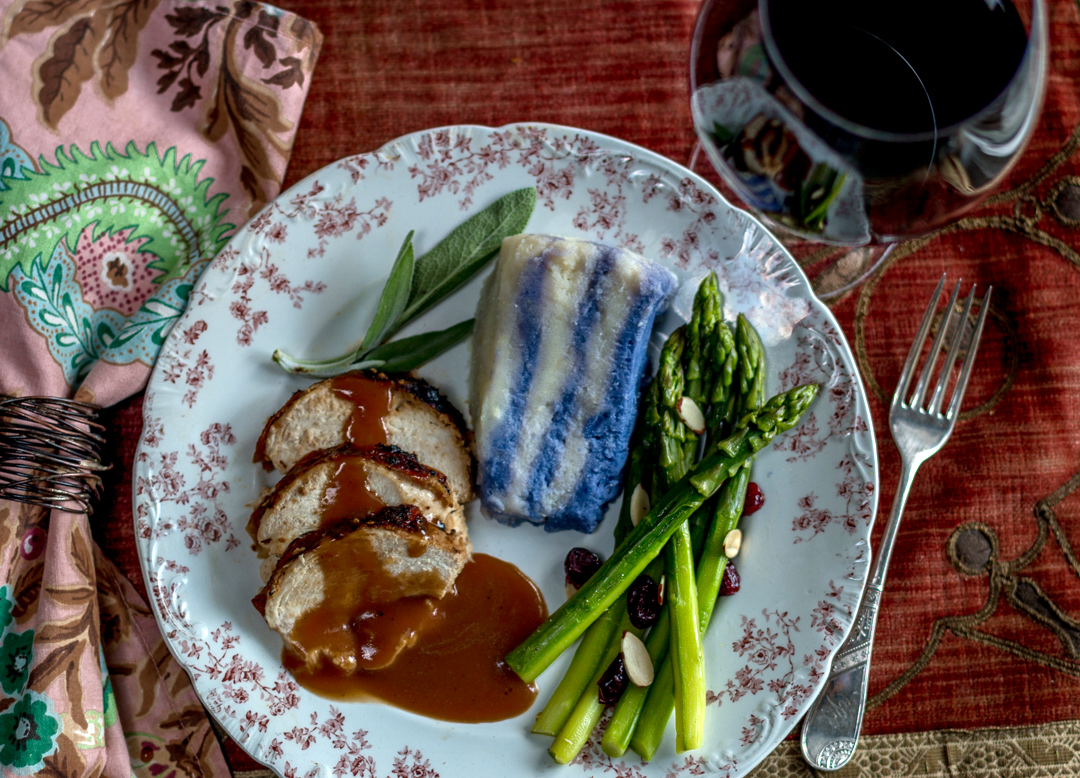 Roasted Turkey in Parchment with Gravy