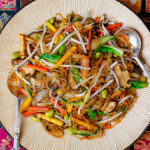 Asian Glass Noodle Stir-Fry with Too Many Vegetables