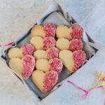 Coconut Sable Heart Shaped Cookies - These are Gluten Free!