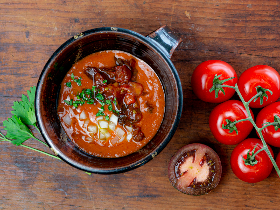 Roasted Winter Kumato Tomato Salsa 