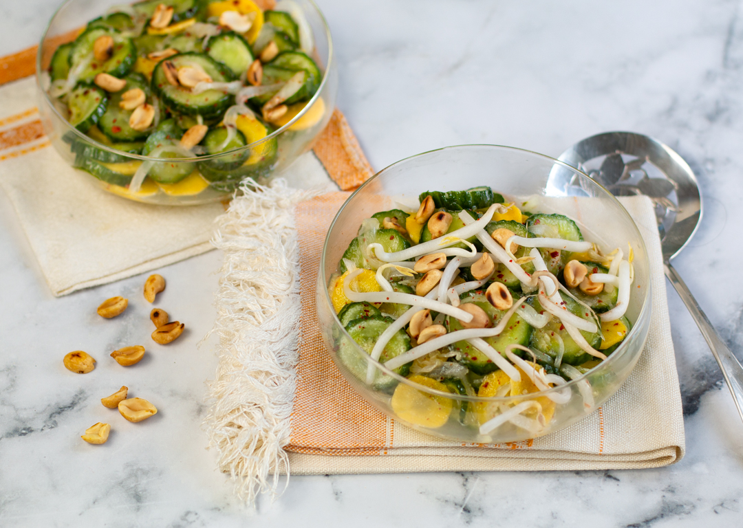 Thai Cucumber Salad with Roasted Peanuts 