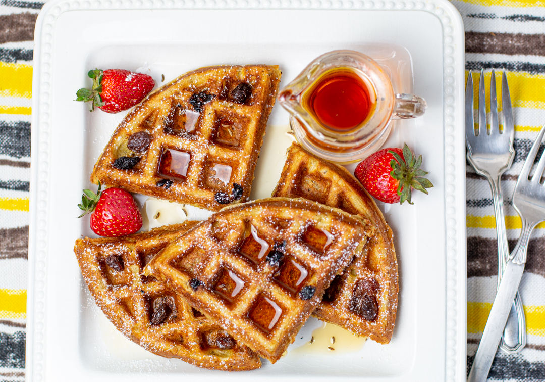 Karen's Irish Soda Bread Waffles