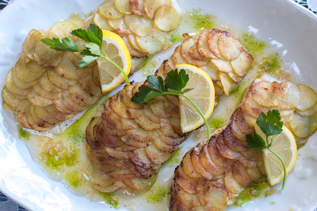 Potato Scaled Fish ~ Inspired by Paul Bocuse
