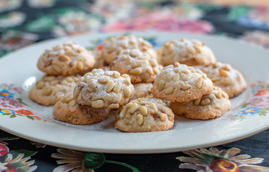 Karen's Pine Nut Macaroon Cookies - includes "almond paste" you make