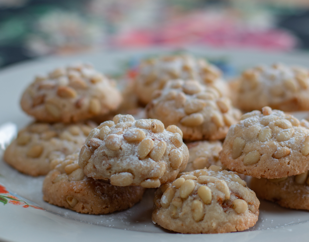 Pine Nut Macaroon Cookies