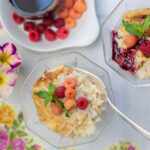Custard Rice Pudding with Berries