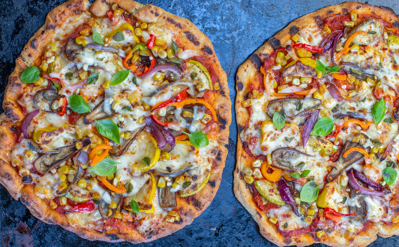 Very Veggie Summer Grilled Pizza