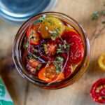 Dehydrated Heirloom Tomatoes Packed in Olive Oil and Thyme