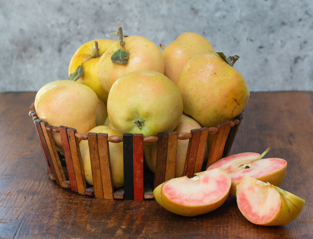 Pink Pearl Apples from Hidden Gem Orchards, Southbury, CT
