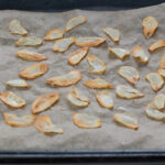 Perfectly cooked 'Garlic Crisps" - takes 8 - 12 minutes depending on their thickness